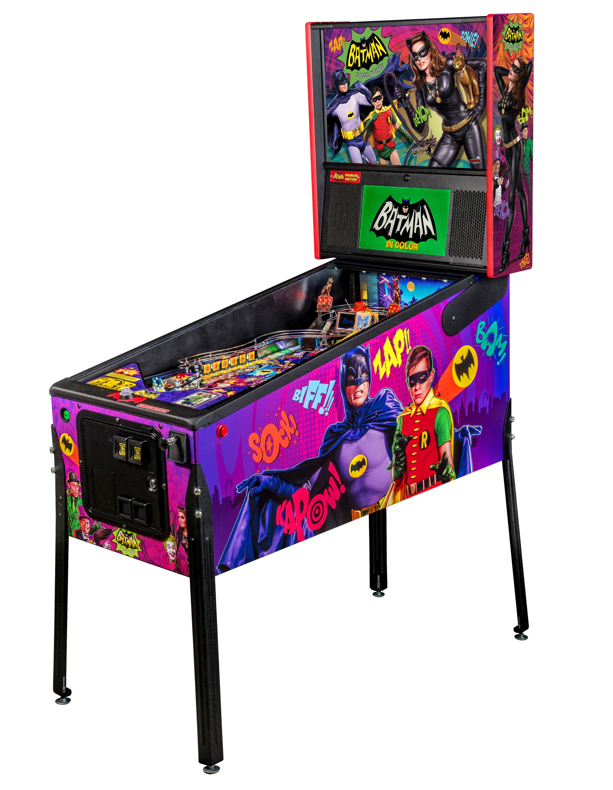Stern Bar and Game Room Pinball Batman 66 Premium - Aminis